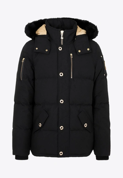 Shop Moose Knuckles 3q Neoshear Winter Jacket In Black