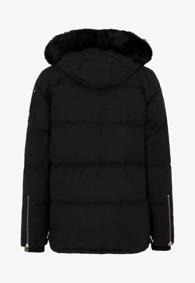 Shop Moose Knuckles 3q Neoshear Winter Jacket In Black
