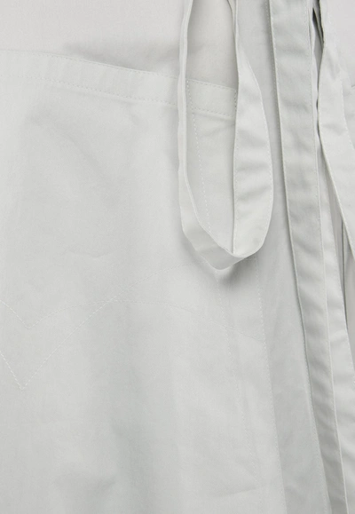 Shop Nina Ricci A-line Maxi Shirt Dress In Grey