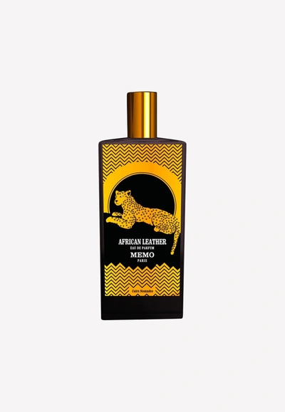 Shop Memo Paris African Leather Eau De Parfum - 75ml In Black
