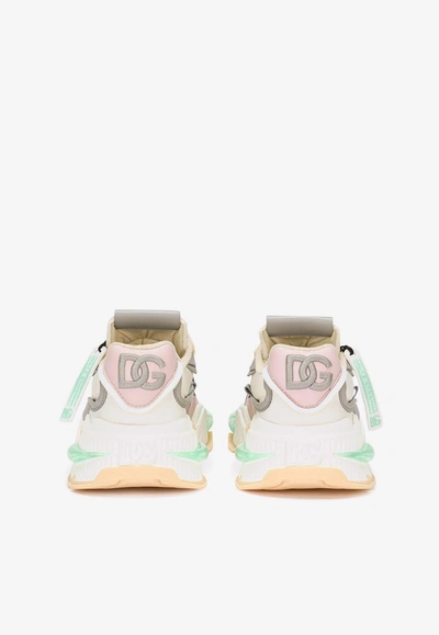 Dolce & Gabbana Airmaster Low-top Color-block Sneakers In Multicolor