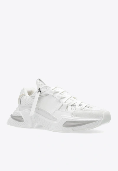 Shop Dolce & Gabbana Airmaster Low-top Sneakers In White