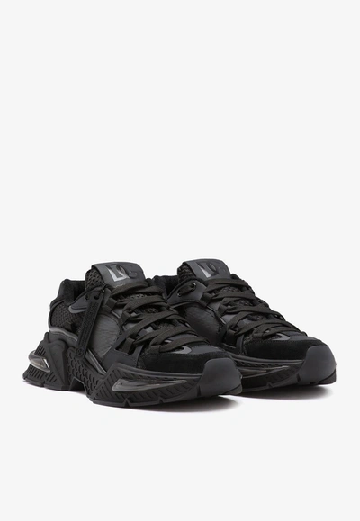 Dolce & Gabbana Chunky-sole Sneakers In Black