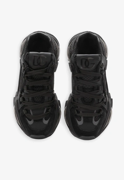 Dolce & Gabbana Chunky-sole Sneakers In Black