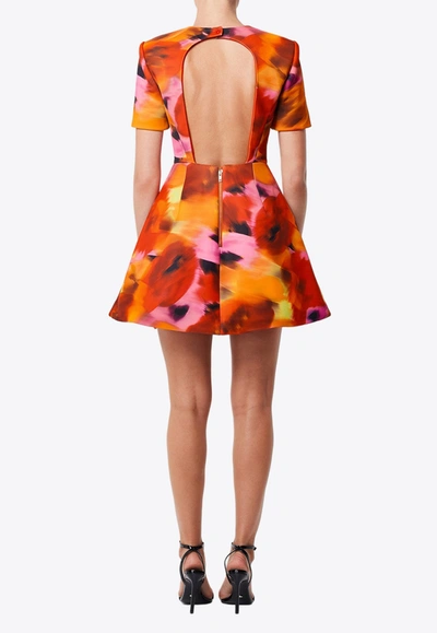 Shop Mossman Allure Printed Mini Dress In Multicolor