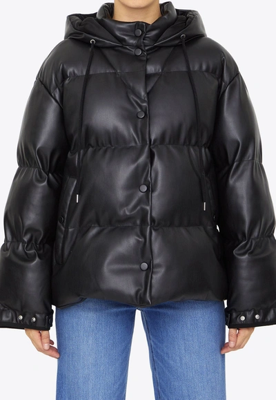 Shop Stella Mccartney Alter Mat Nylon Puffer Jacket In Black
