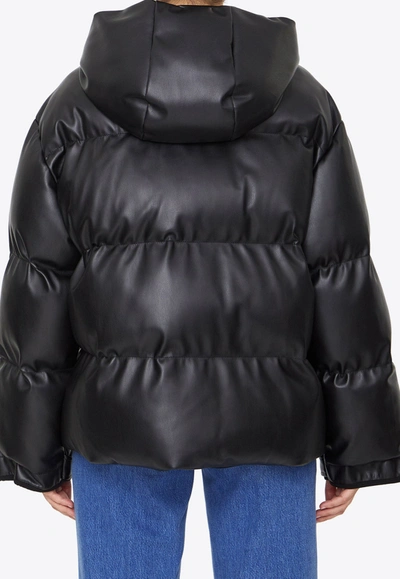 Shop Stella Mccartney Alter Mat Nylon Puffer Jacket In Black