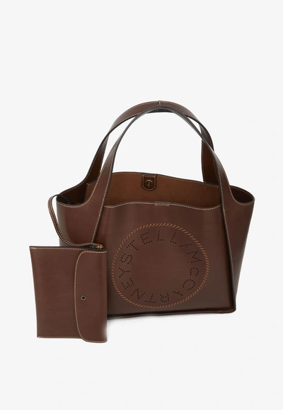 Shop Stella Mccartney Alter Mat Tote Bag In Brown