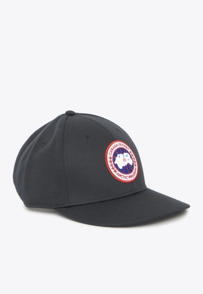 Shop Canada Goose Arctic Disc Baseball Cap In Black