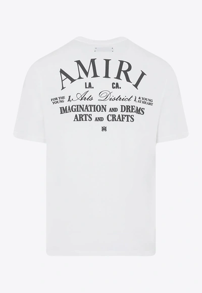 Shop Amiri Arts District Print T-shirt In White