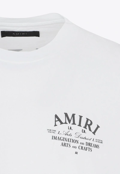 Shop Amiri Arts District Print T-shirt In White