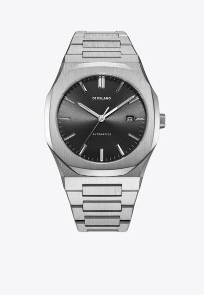Shop D1 Milano Automatic Bracelet 41.5 Mm Watch In Silver