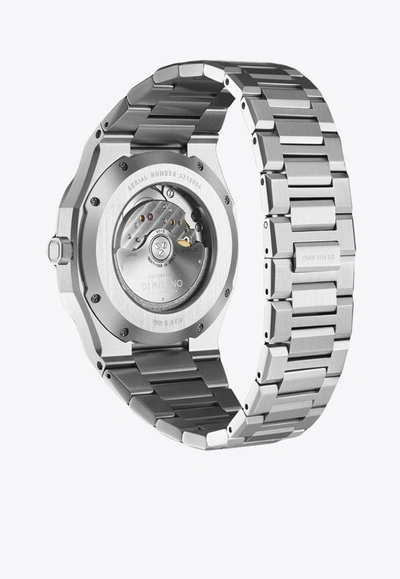 Shop D1 Milano Automatic Bracelet 41.5 Mm Watch In Silver
