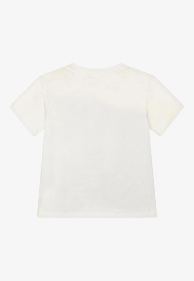 Shop Dolce & Gabbana Baby Boys Bandana Print T-shirt In Monochrome