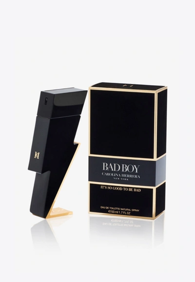 Shop Carolina Herrera Bad Boy Eau De Toilette - 50ml In Black