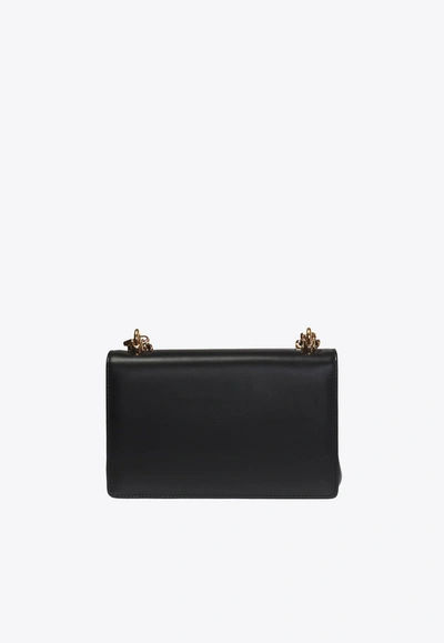 Dolce & Gabbana Baroque Logo-embellishment Crossbody Bag In Black