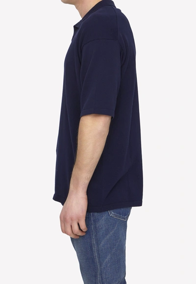 Shop Roberto Collina Basic Short-sleeved Polo T-shirt In Blue
