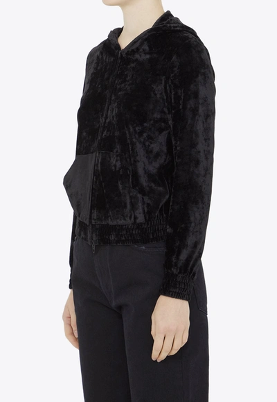 Shop Balenciaga Bb Paris Strass-embellished Hoodie In Black