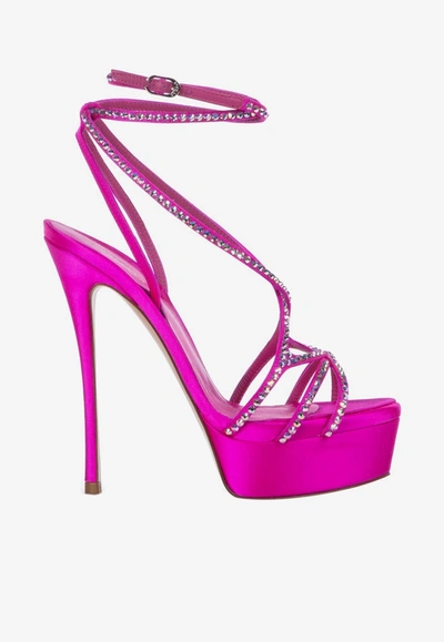 Shop Le Silla Belen 140 Platform Sandals In Pink