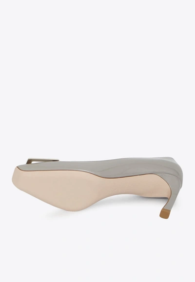 Roger Vivier Belle Vivier Trompette Pumps In Gray