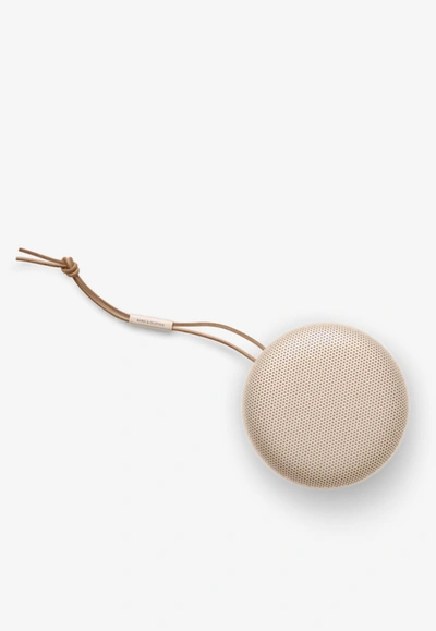 Shop Bang & Olufsen Beosound A1 2nd Generation Waterproof Bluetooth Speaker In Gold