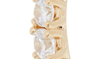 Nadri Liz Cubic Zirconia Inside Out Hoop Earrings In Gold