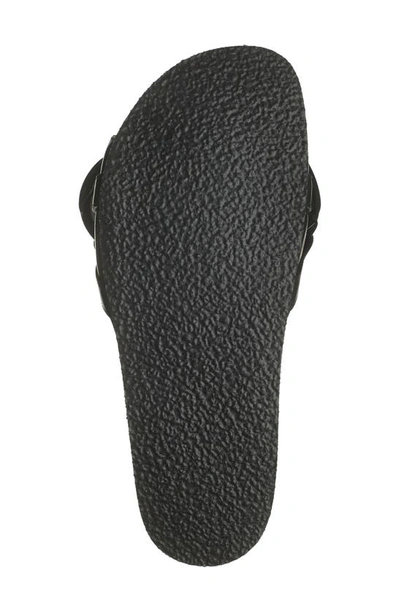 Shop Jw Anderson Curb Chain Slide Sandal In Black Chain Black