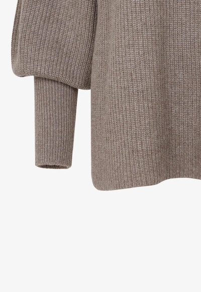 Shop By Malene Birger Camila Sweater In Cashmere In Brown