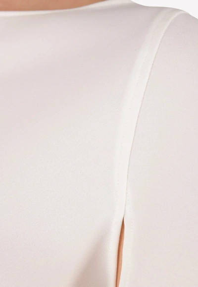 Irene Luft Cape High-low Top In White