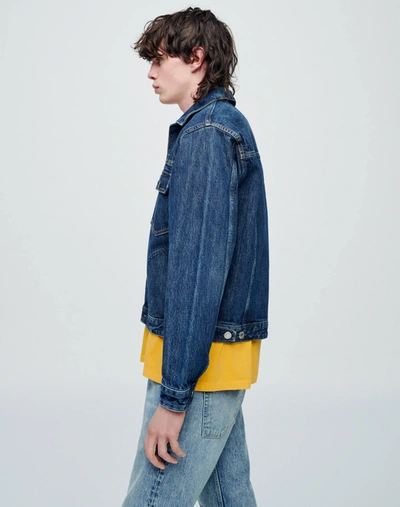 Shop Re/done Classic Denim Jacket In Xs