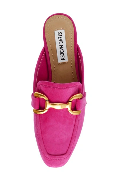 Steve Madden Fortunate Bit Mule In Pnk Suede