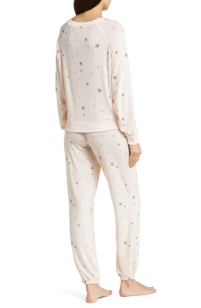 Honeydew Intimates Star Seeker Pajamas In Petal Pink Stars