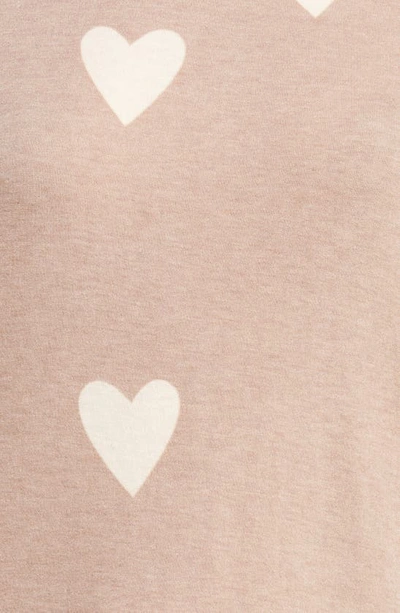 Honeydew Intimates Star Seeker Pajamas In Brown Sugar Hearts