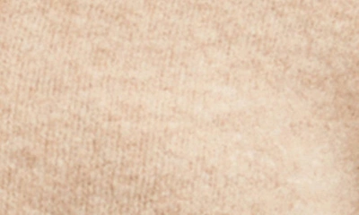 Shop Mango Agur Roll Edge V-neck Cardigan In Light Pastel Brown