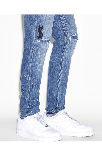 Shop Ksubi Van Winkle Skinny Jeans In Denim