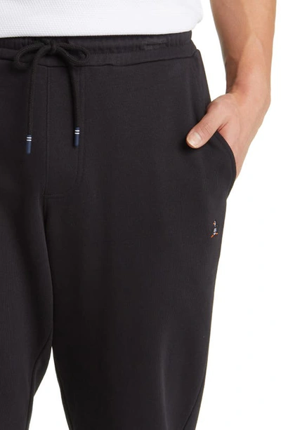 Shop Original Penguin Slim Fit Fleece Joggers In True Black
