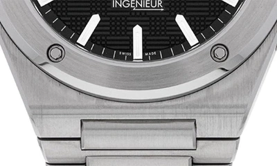 Shop Watchfinder & Co. Iwc  2023 Ingenieur Bracelet Watch, 40mm In Black
