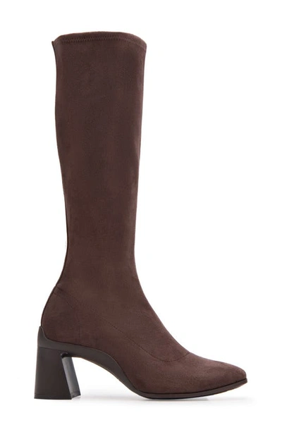 Shop Aerosoles Centola Knee High Boot In Java Faux Suede