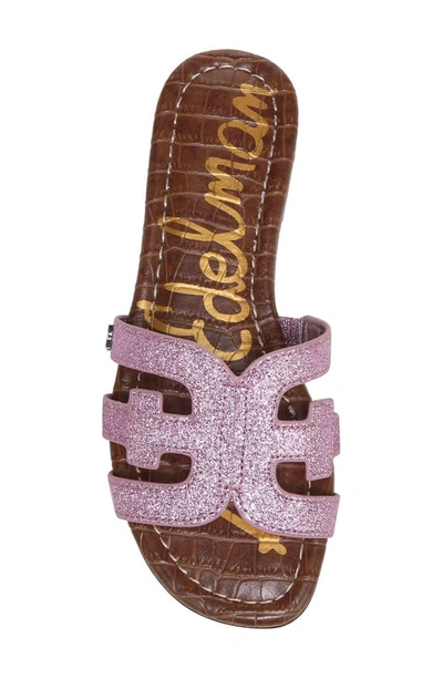 Shop Sam Edelman Kids' Bay Slide Sandal In Lilac Quartz