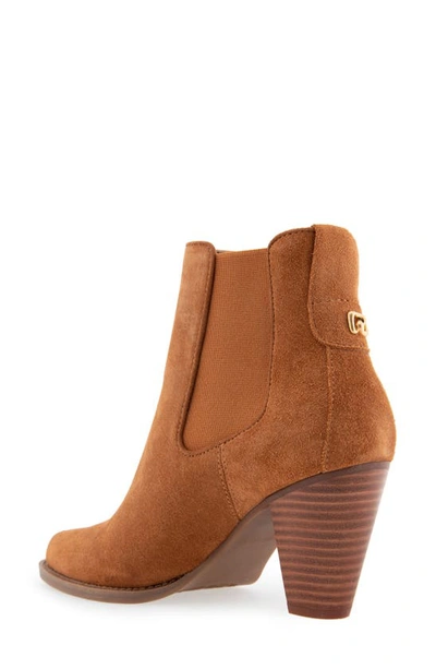 Shop Aerosoles Lido Ankle Boot In Tan Suede