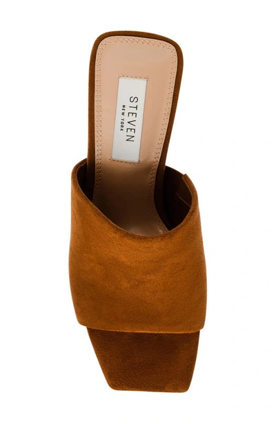 Shop Steven New York Jorry Wedge Slide Sandal In Cognac