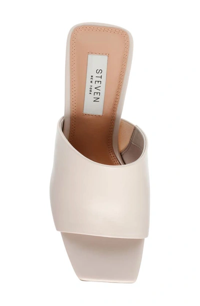 Shop Steven New York Jorry Wedge Slide Sandal In Bone