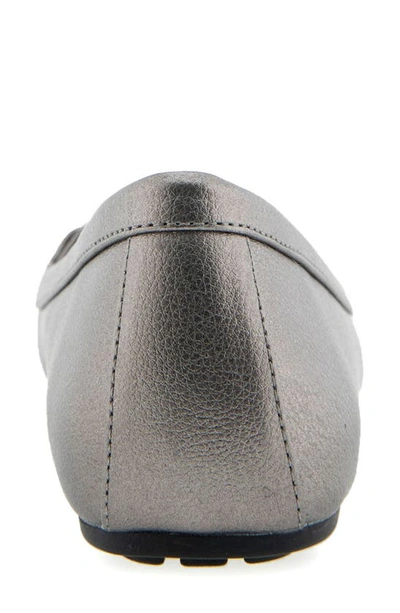 Aerosoles Women's Day Drive Faux Leather Loafers In Graphite Pu Leather