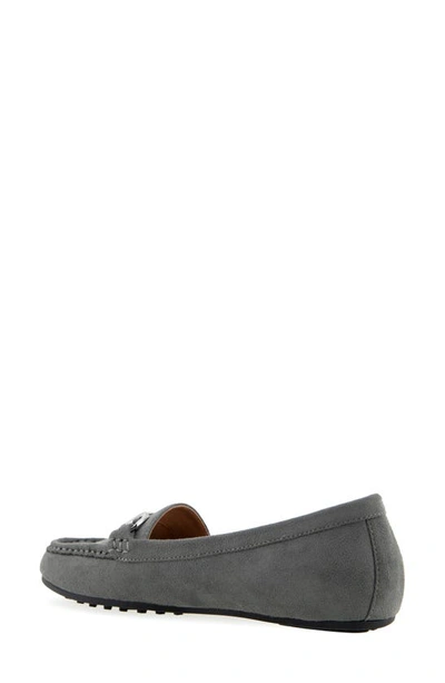 Aerosoles Women's Day Drive Loafers In Quiet Shade Faux Suede