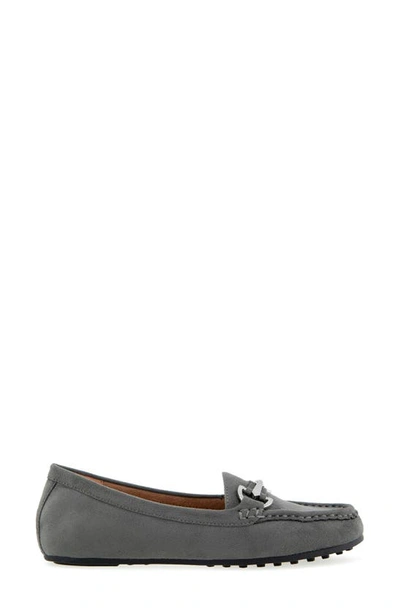 Aerosoles Women's Day Drive Loafers In Quiet Shade Faux Suede
