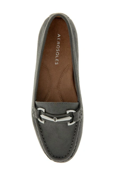 Aerosoles Women's Day Drive Loafers In Quiet Shade Faux Suede