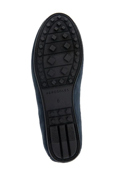Aerosoles Deanna Tassel Loafer In Navy Faux Suede
