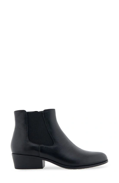 Shop Aerosoles Cerros Ankle Boot In Black Leather