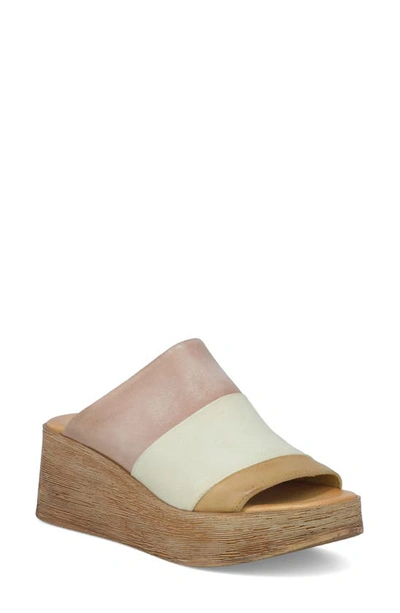 Shop Miz Mooz Gianna Wedge Sandal In Pearl