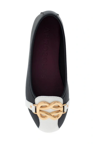 Aerosoles Women's Big Bet Ballet Flats In Black Combo